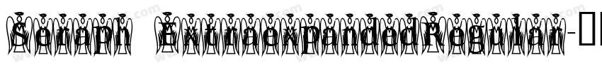 Seraph ExtraexpandedRegular字体转换